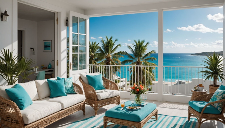Where to rent an apartment in st barts close to restaurants and shops ?